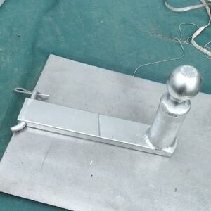 Silver Trailer Hidden Hitch